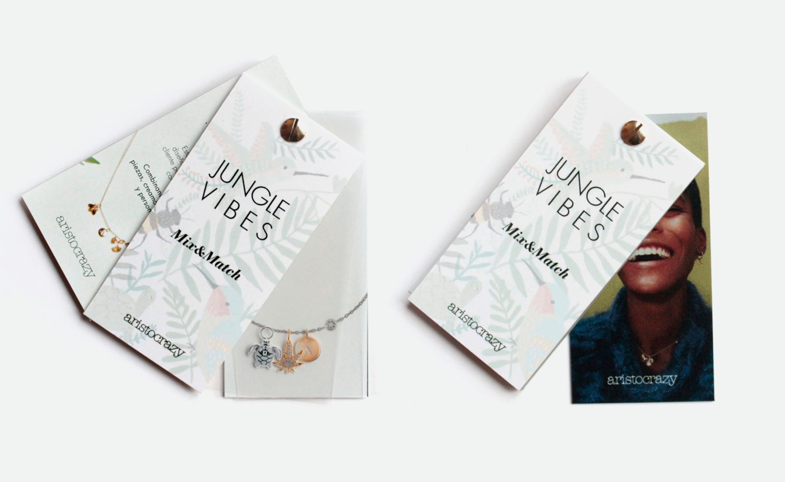 Herramienta venta tiendas aristocrazy: Pantonera Jungle Vibes- Idea creativa y ejecución por Sandra Santos