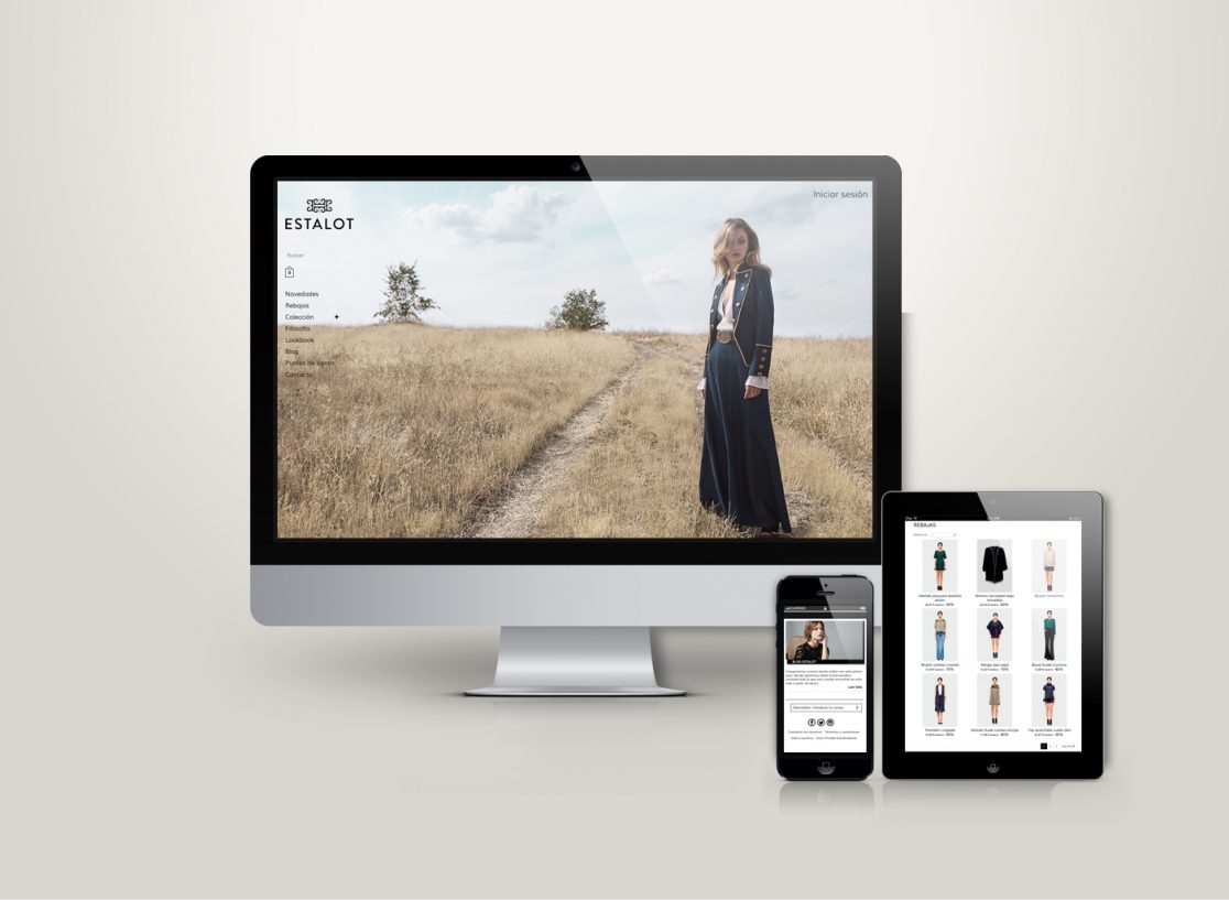 Art Direction website Estalot by Sandra Santos