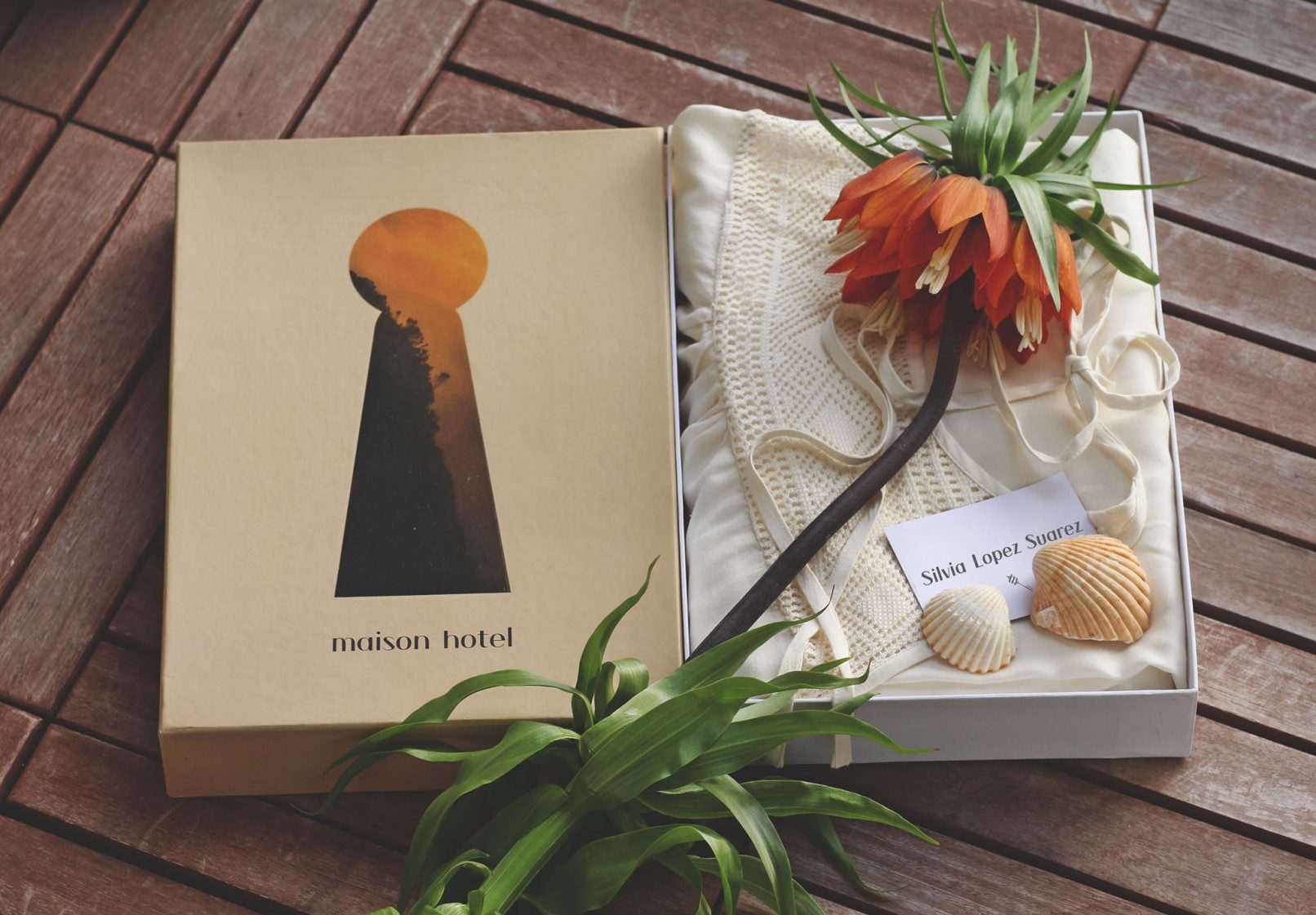 Packaging maison hotel the brand. Fashion Branding and Art Direction: Sandra Santos Madrid 2015 Fotografía de MaisonHotel