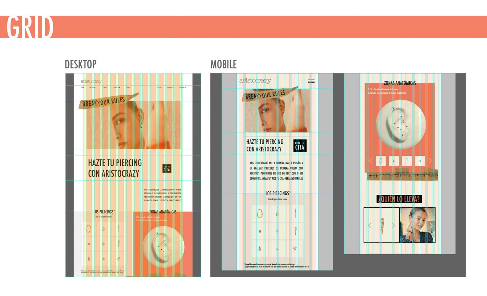 Grid Landing Piercings Aristocrazy